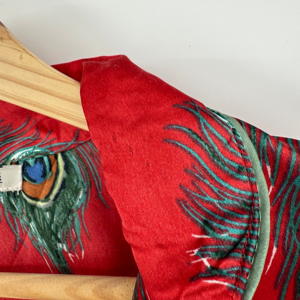 Women's their nibs peacock pajama top shirt size‎ small - Picture 3 of 10